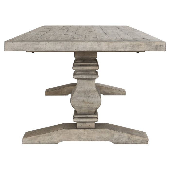 Birch Lane™ Argene Pine Solid Wood Dining Table & Reviews Wayfair